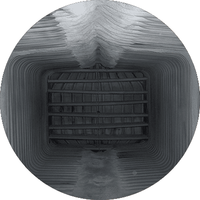Stabilized Heat Flux and Temperature Distribution